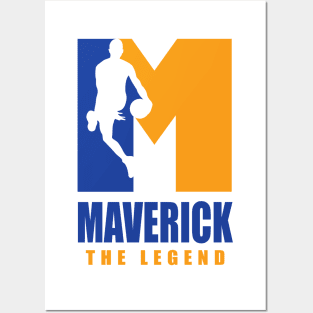 Maverick Custom Player Basketball Your Name The Legend Posters and Art